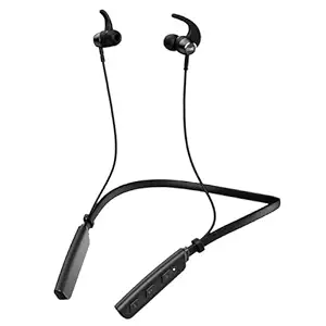 boAt Rockerz 235 Pro Wireless Bluetooth Neckband Earphone, Upto 20 hrs of Playtime, Beast Mode, Low Latency, IPX5 Water & Sweat Resistance, ENx Technology, Bluetooth v5.2(Active Black)